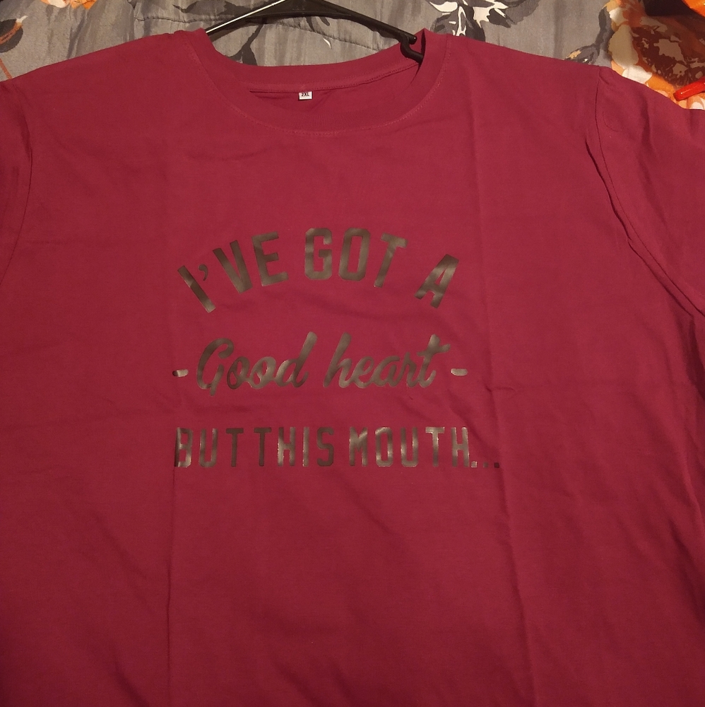 Burgundy T-shirt